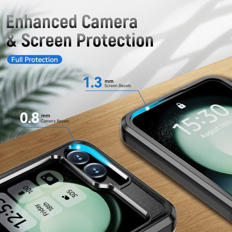 Hülle Für Samsung Galaxy Z Flip 7 Fe Robuste Metalloptik