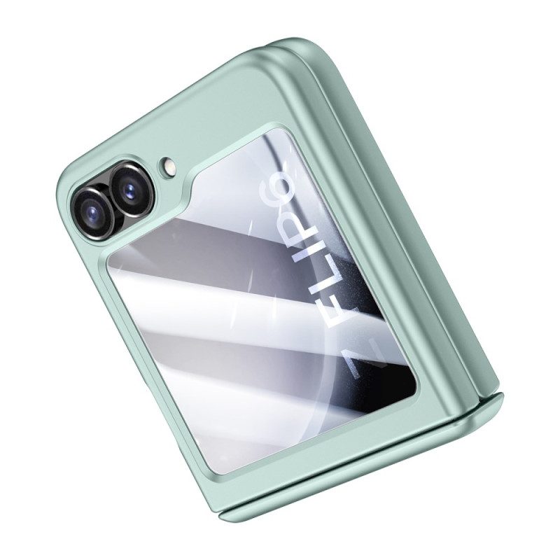 Hülle Für Samsung Galaxy Z Flip 7 Fe Rückseitenschutz Aus Gehärtetem Glas Und Displayschutzfolie