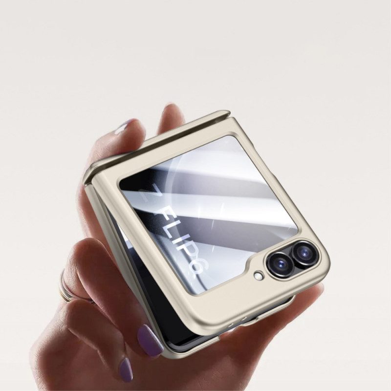 Hülle Für Samsung Galaxy Z Flip 7 Fe Rückseitenschutz Aus Gehärtetem Glas Und Displayschutzfolie