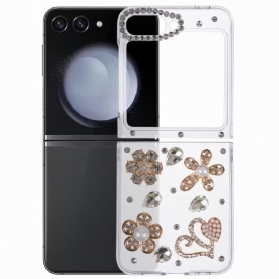 Hülle Für Samsung Galaxy Z Flip 7 Fe Strassverzierung