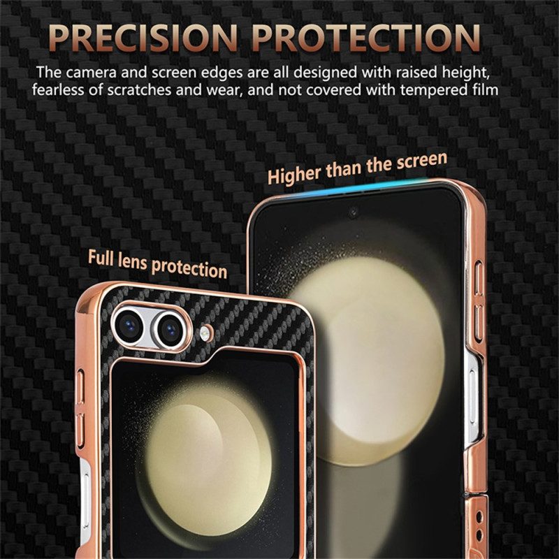 Hülle Samsung Galaxy Z Flip 7 Fe Azns Carbonfaser