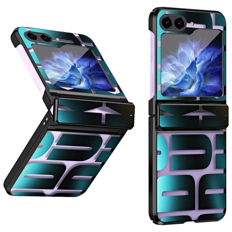 Hülle Samsung Galaxy Z Flip 7 Fe Buchstaben Mit Schutzglasfolie