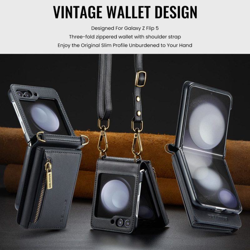 Hülle Samsung Galaxy Z Flip 7 Fe Dg.ming Umhängeriemen