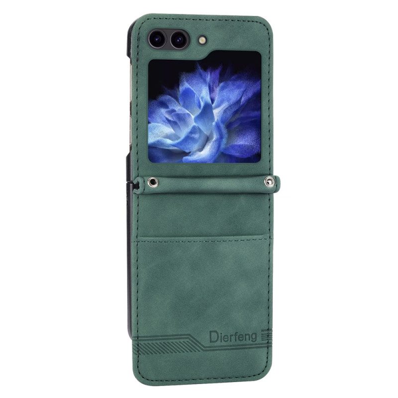 Hülle Samsung Galaxy Z Flip 7 Fe Dierfeng Kartenhalter