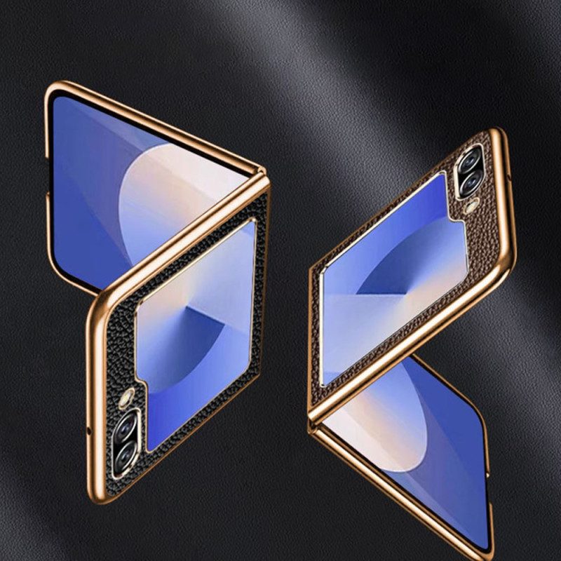 Hülle Samsung Galaxy Z Flip 7 Fe Echtleder