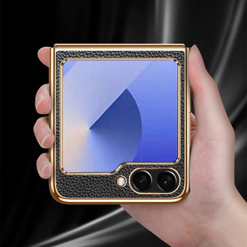 Hülle Samsung Galaxy Z Flip 7 Fe Echtleder
