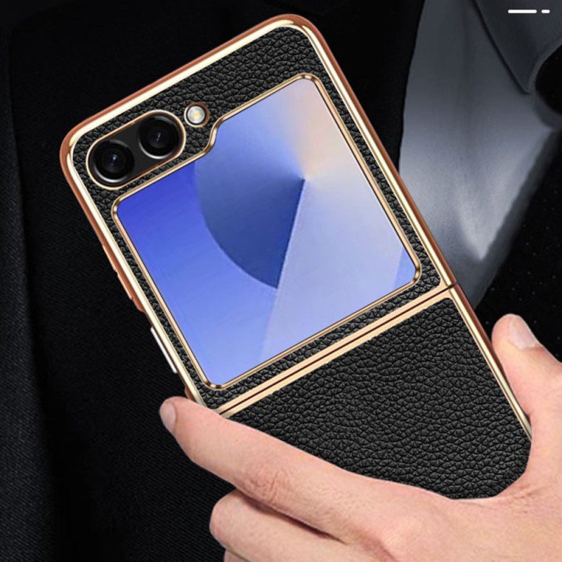 Hülle Samsung Galaxy Z Flip 7 Fe Echtleder