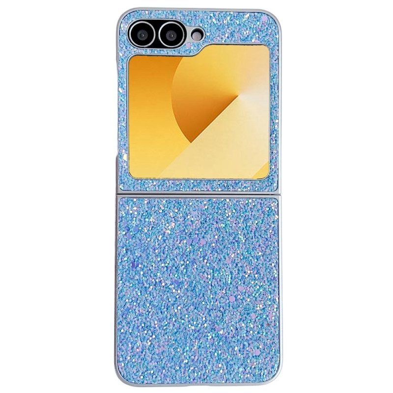 Hülle Samsung Galaxy Z Flip 7 Fe Glitzerdesign