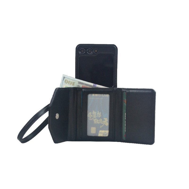 Hülle Samsung Galaxy Z Flip 7 Fe Handyhülle Kartenhalter Und Trageriemen