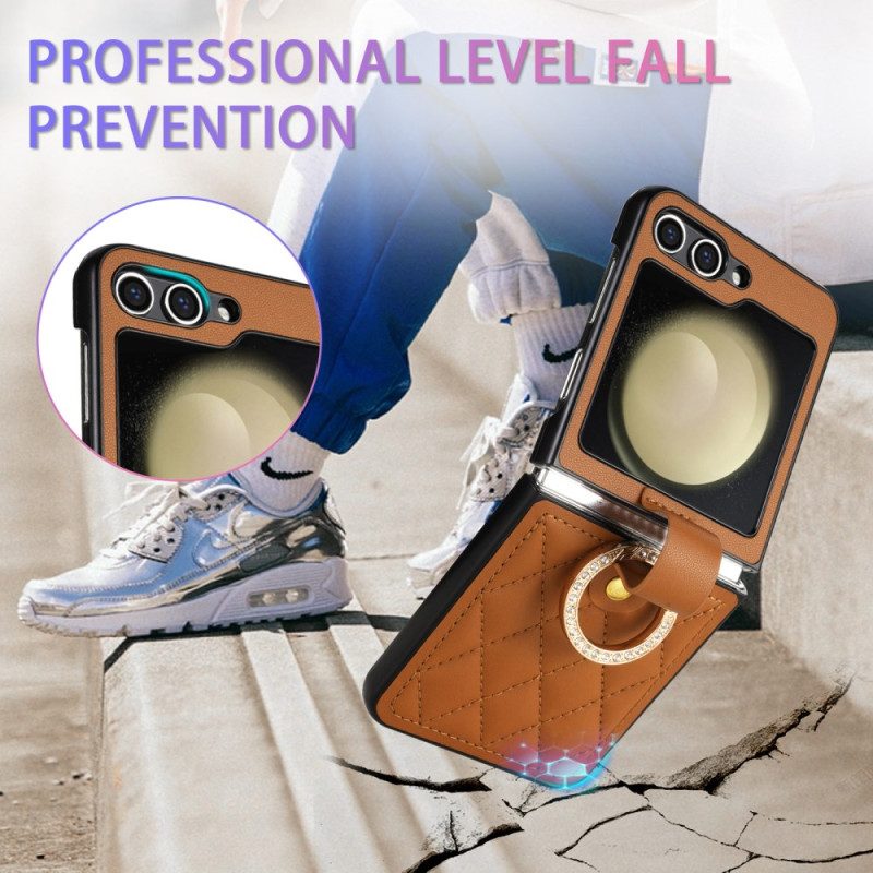 Hülle Samsung Galaxy Z Flip 7 Fe Handyhülle Klassisch Gesteppt