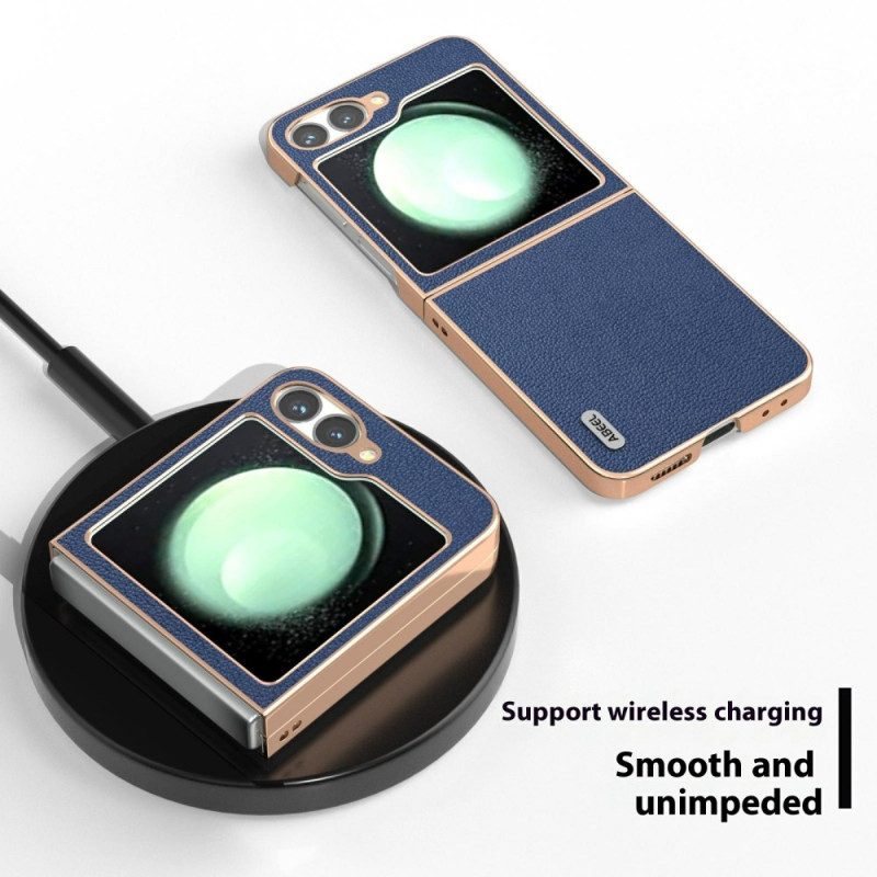 Hülle Samsung Galaxy Z Flip 7 Fe Handyhülle Klassisches Abeel-leder