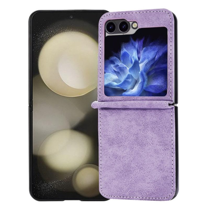 Hülle Samsung Galaxy Z Flip 7 Fe Handyhülle Kunstleder Leder