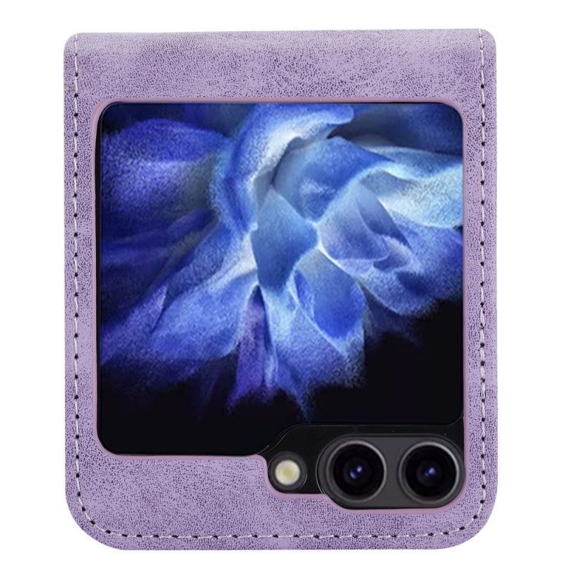 Hülle Samsung Galaxy Z Flip 7 Fe Handyhülle Kunstleder Leder
