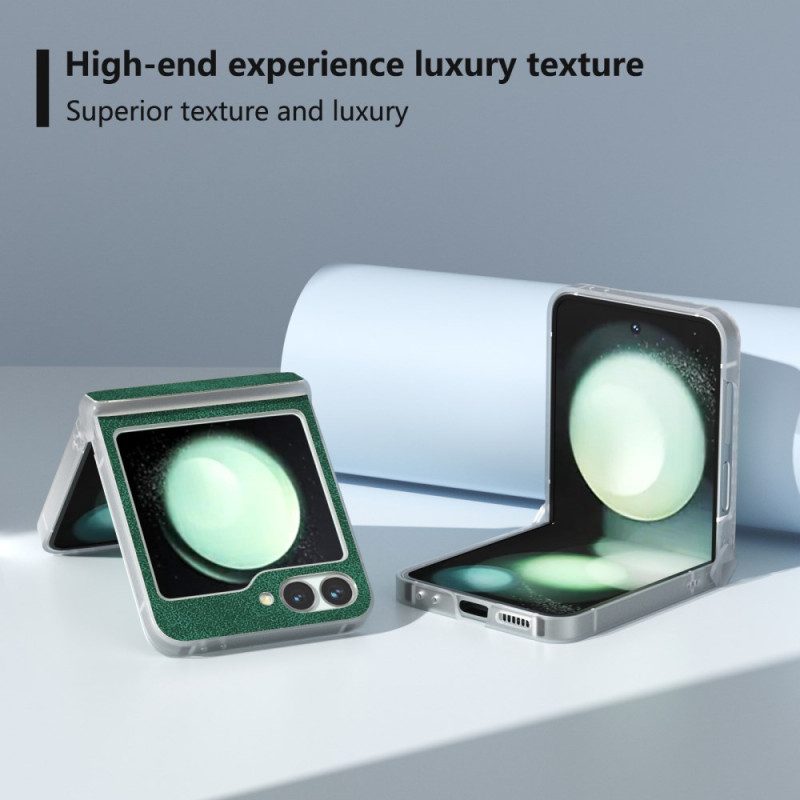 Hülle Samsung Galaxy Z Flip 7 Fe Handyhülle Matte Lederoptik