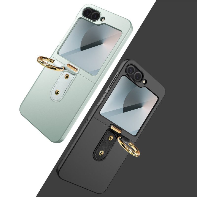 Hülle Samsung Galaxy Z Flip 7 Fe Handyhülle Ringhalter Und Schutzfolie