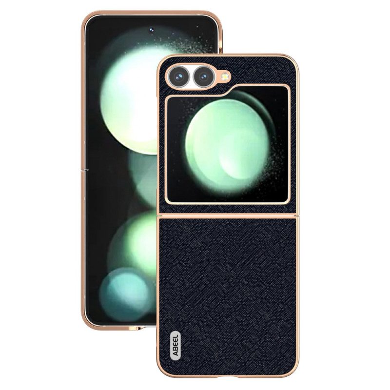 Hülle Samsung Galaxy Z Flip 7 Fe Handyhülle Strukturiertes Leder