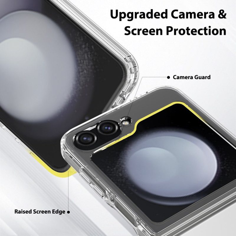 Hülle Samsung Galaxy Z Flip 7 Fe Handyhülle Transparentes Einteiliges Design