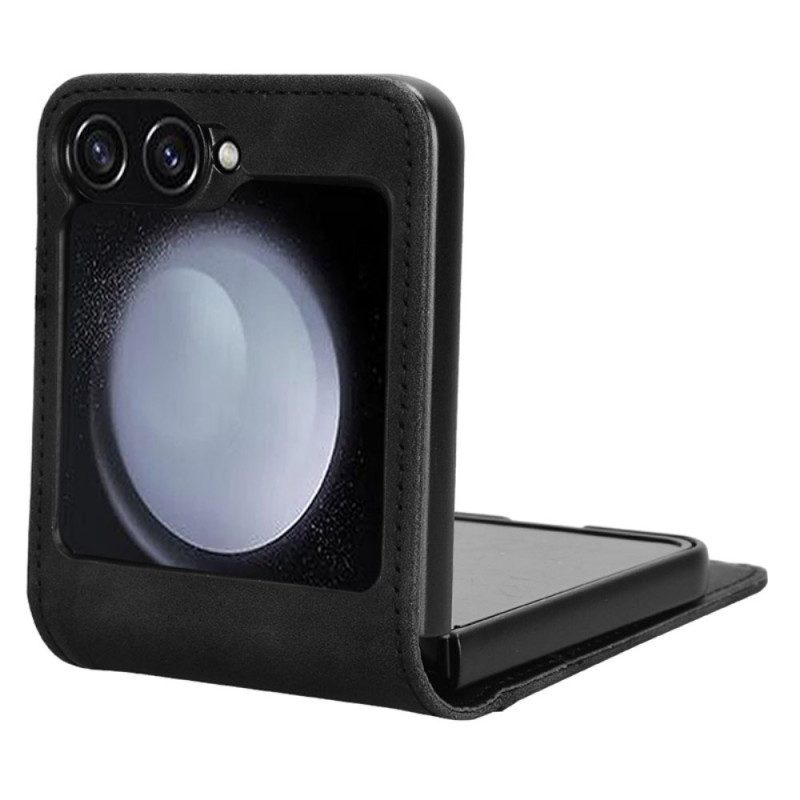 Hülle Samsung Galaxy Z Flip 7 Fe Kartenetui Im Lederdesign