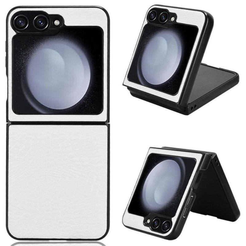 Hülle Samsung Galaxy Z Flip 7 Fe Krokodilstruktur