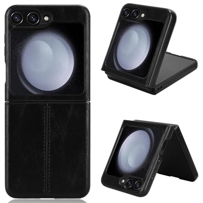 Hülle Samsung Galaxy Z Flip 7 Fe Kunstleder-nähte