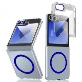 Hülle Samsung Galaxy Z Flip 7 Fe Magsafe-kompatibel Transparent Mit Displayschutzfolie