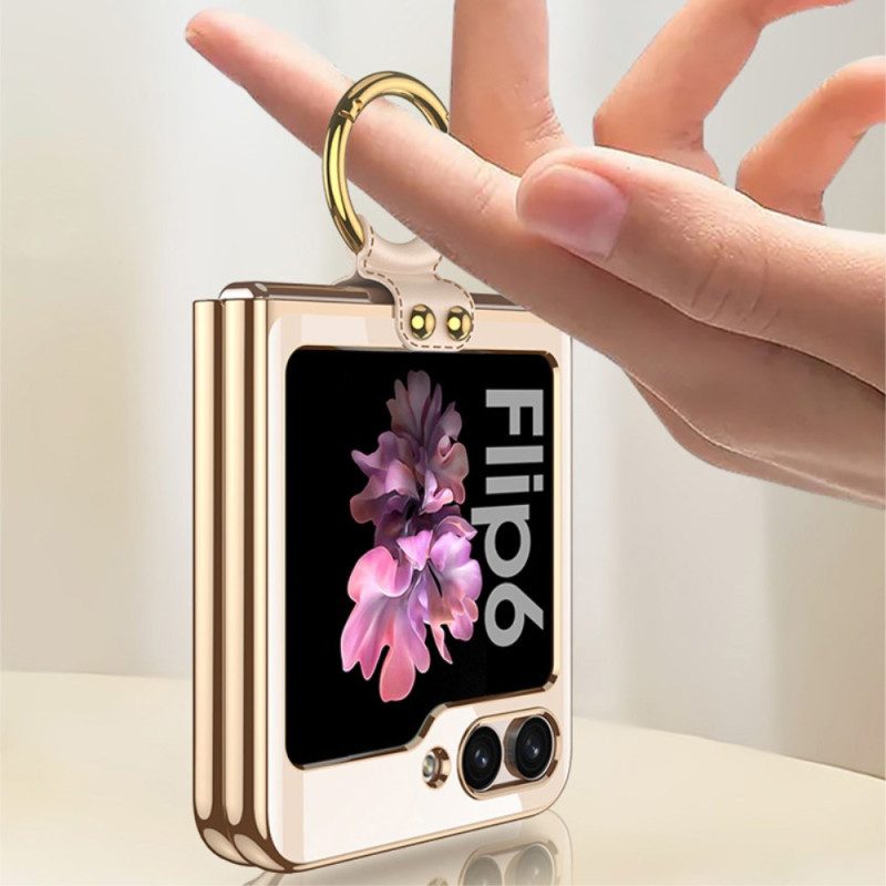 Hülle Samsung Galaxy Z Flip 7 Fe Ringhalter Und Displayschutzfolie