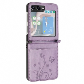 Hülle Samsung Galaxy Z Flip 7 Fe Schmetterlinge Und Blumen