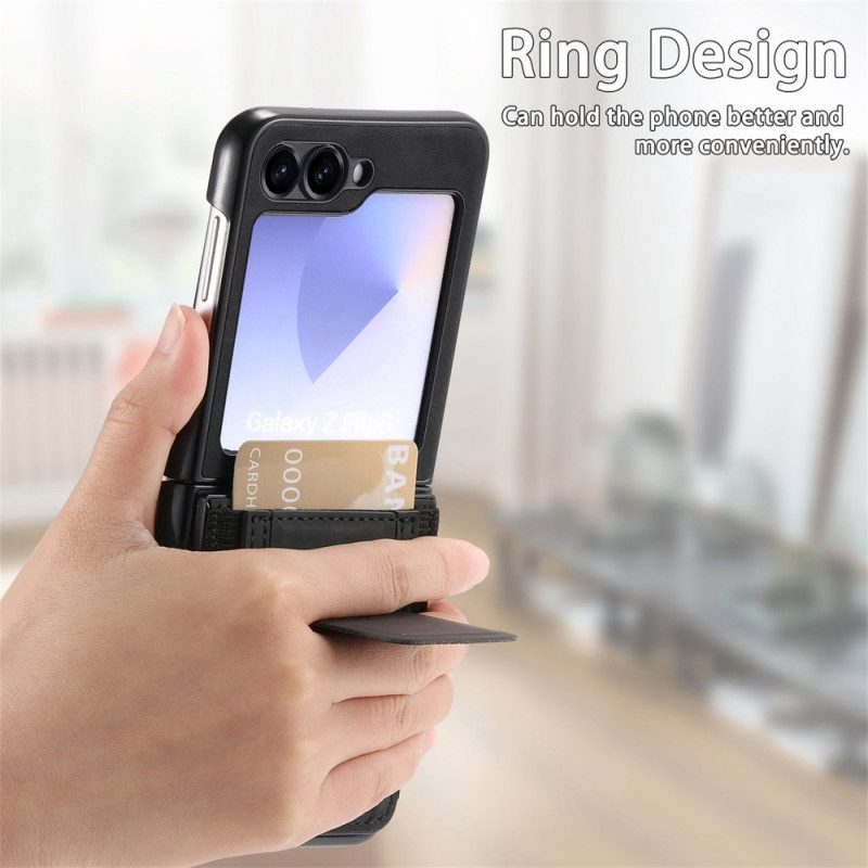 Hülle Samsung Galaxy Z Flip 7 Fe Ständer Und Kartenhalter