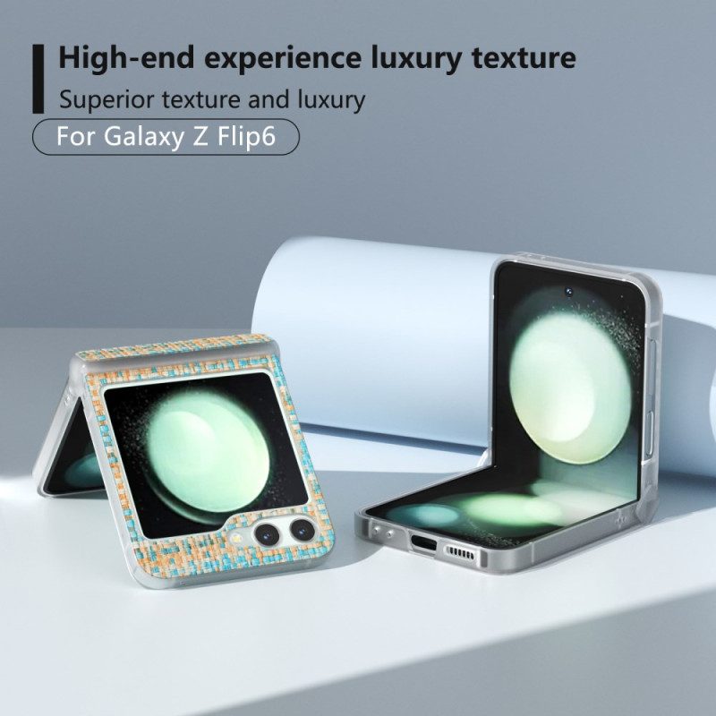 Hülle Samsung Galaxy Z Flip 7 Fe Stoffeffekt