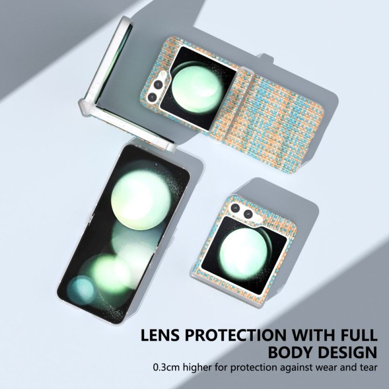 Hülle Samsung Galaxy Z Flip 7 Fe Stoffeffekt