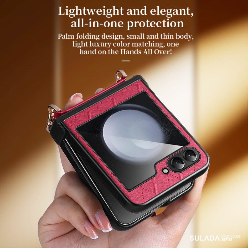 Hülle Samsung Galaxy Z Flip 7 Fe Sulada Schultergurt