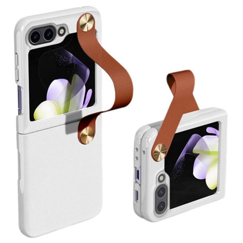 Hülle Samsung Galaxy Z Flip 7 Fe Ultradünnes Gkk-lederarmband