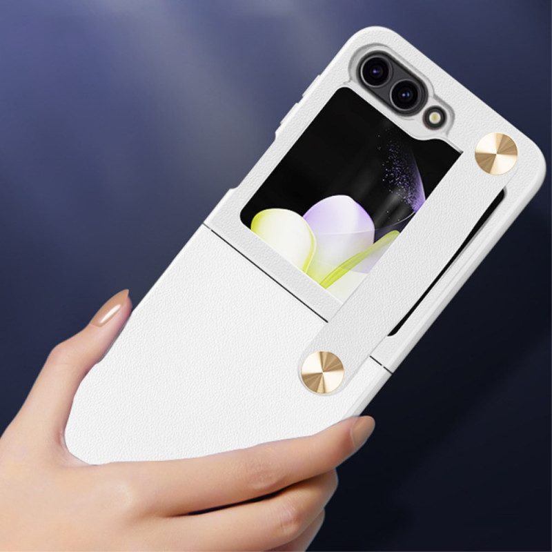 Hülle Samsung Galaxy Z Flip 7 Fe Ultradünnes Gkk-lederarmband