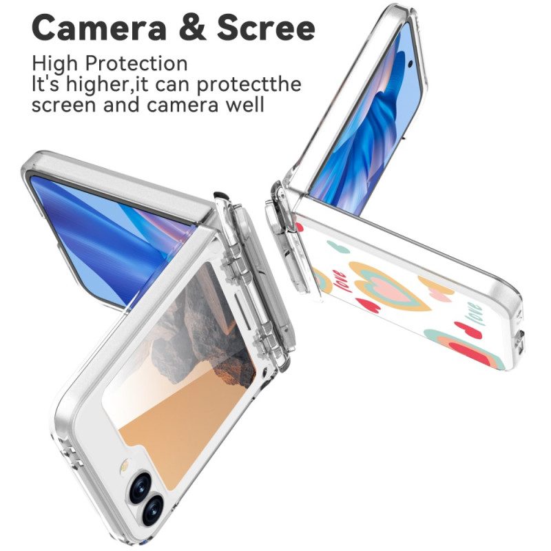 Hülle Samsung Galaxy Z Flip 7 Fe Verschiedene Muster