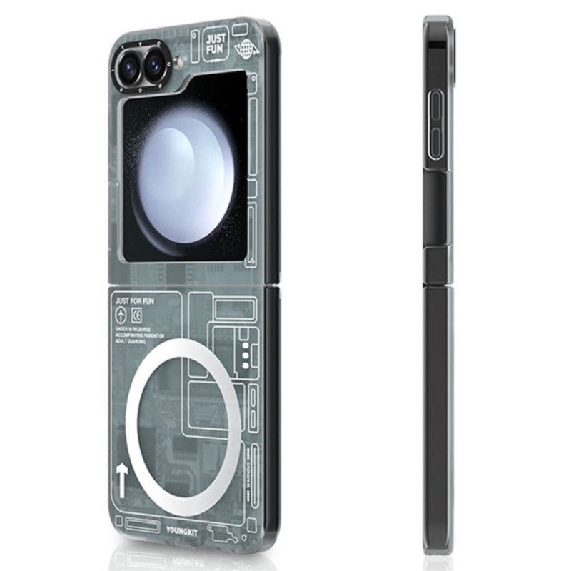 Hülle Samsung Galaxy Z Flip 7 Fe Youngkit Technologie-serie
