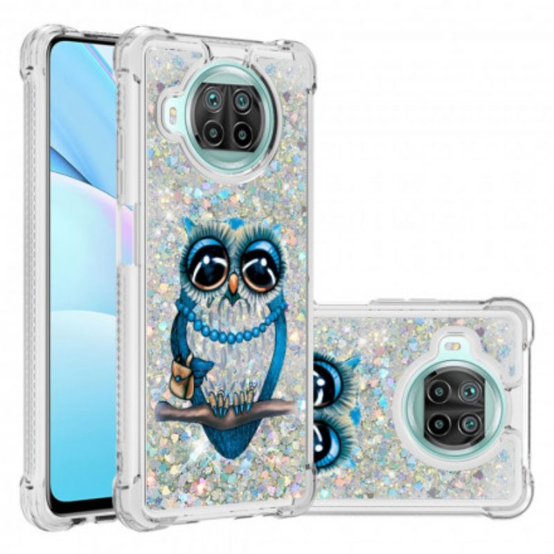 Hülle Für Xiaomi Mi 10T Lite Miss Owl Pailletten