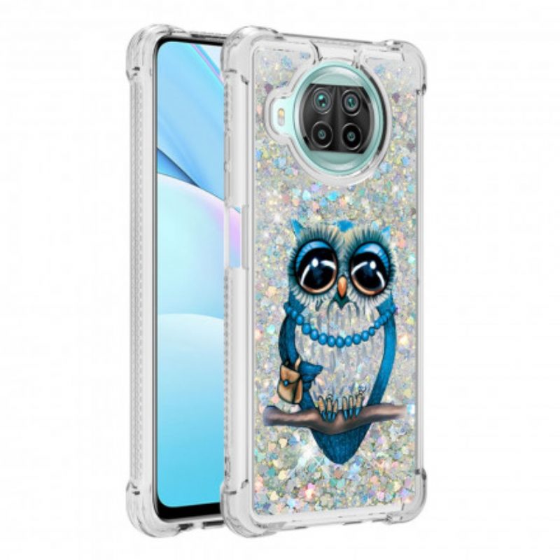 Hülle Für Xiaomi Mi 10T Lite Miss Owl Pailletten