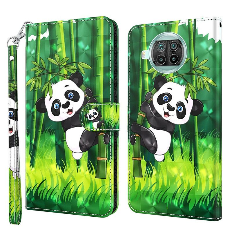 Lederhüllen Für Xiaomi Mi 10T Lite Panda Und Bambus