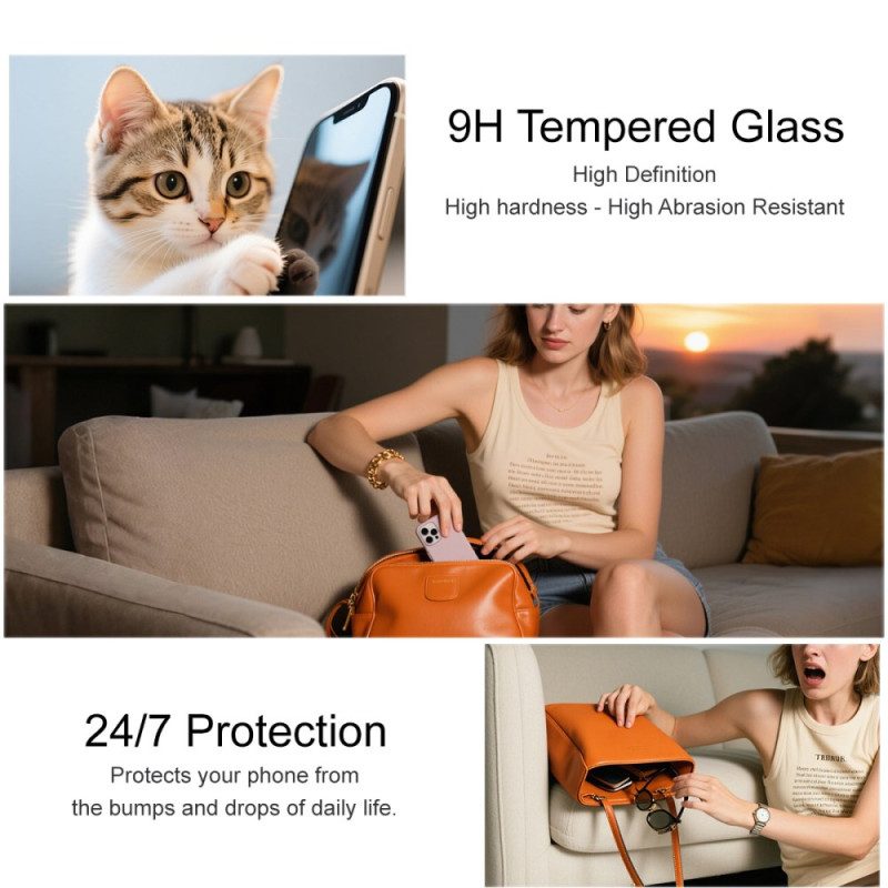 Displayschutzfolie Aus Gehärtetem Glas Mit Vollständiger Abdeckung Für Oppo Reno 14 F 5g Imak