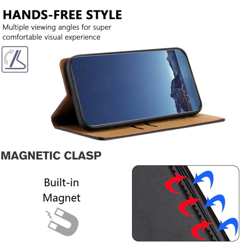 Flip Case Oppo Reno 14f 5g Handyhülle Karomuster