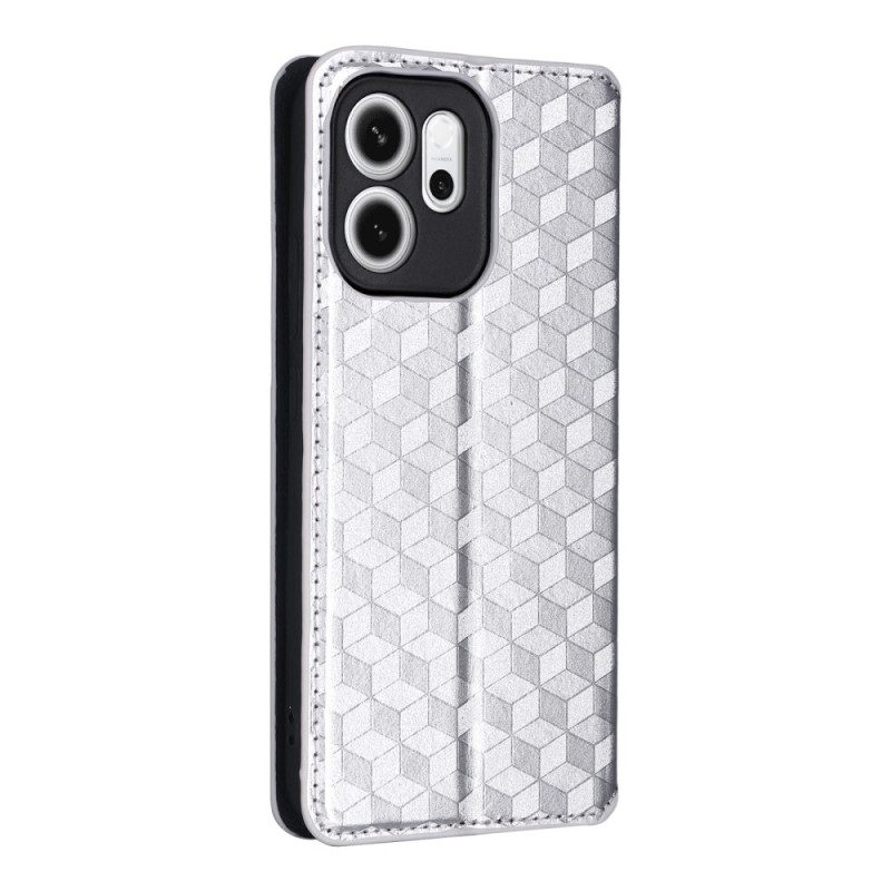 Flip Case Oppo Reno 14f 5g Rautenmuster