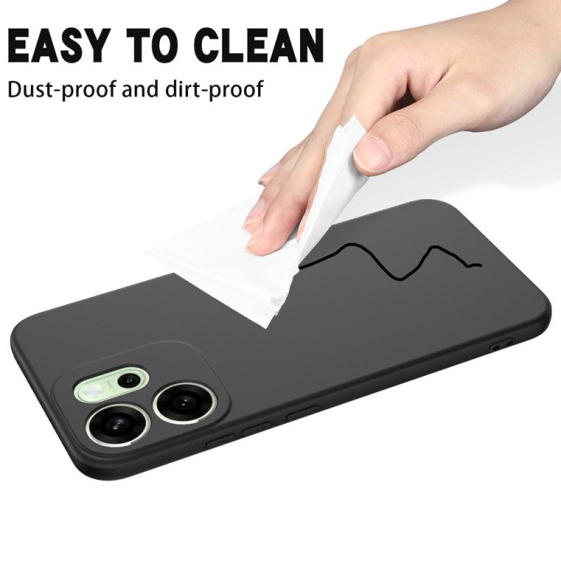 Hülle Oppo Reno 14f 5g Handyhülle Flüssigsilikon Mit Trageband