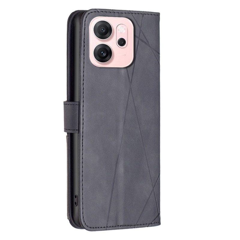 Lederhüllen Für Oppo Reno 14f 5g Geometrisch Binfen Color