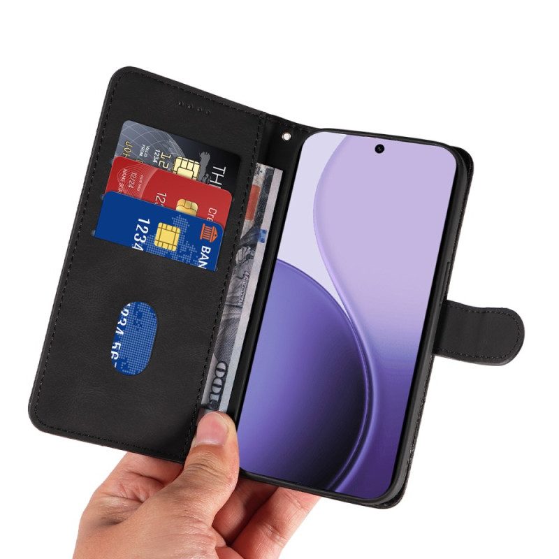 Lederhüllen Für Oppo Reno 14f 5g Wellenmuster