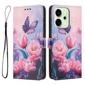 Lederhüllen Oppo Reno 14f 5g Floralie