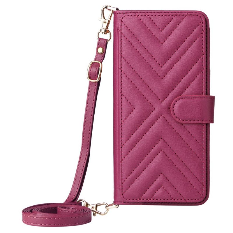 Lederhüllen Oppo Reno 14f 5g Hochwertiges Design Mit Schultergurt Und Trageband