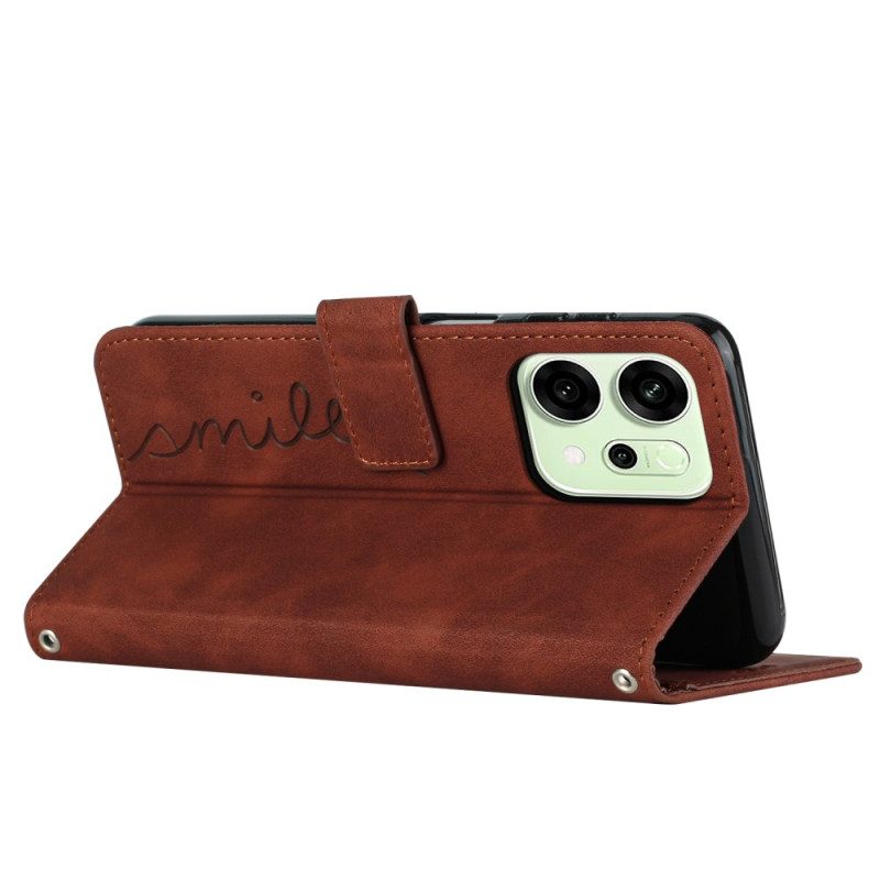 Lederhüllen Oppo Reno 14f 5g Lächeln