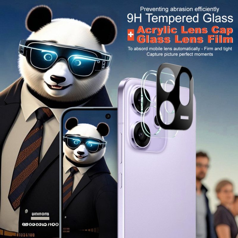 Linsenschutzfolie Aus Gehärtetem Glas Für Oppo Reno 14 F 5g (schwarze Version) Imak