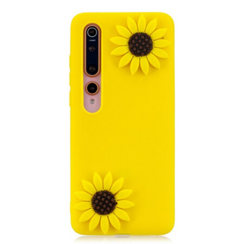 Hülle Für Xiaomi Mi 10 / 10 Pro 3d-sonnenblumen