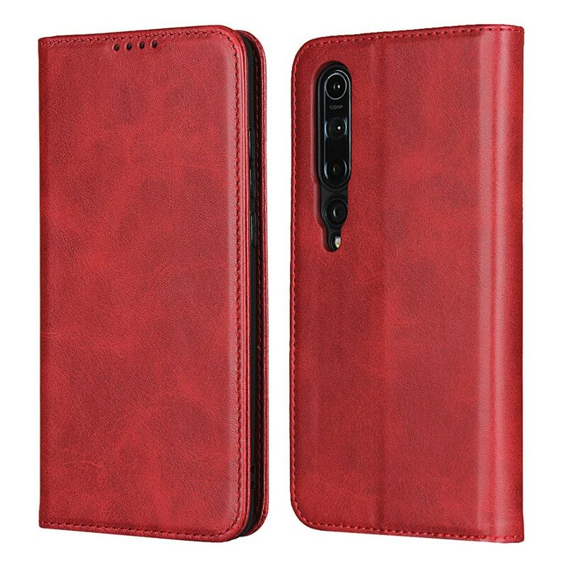 Schutzhülle Für Xiaomi Mi 10 / 10 Pro Flip Case Elegantes Spaltleder
